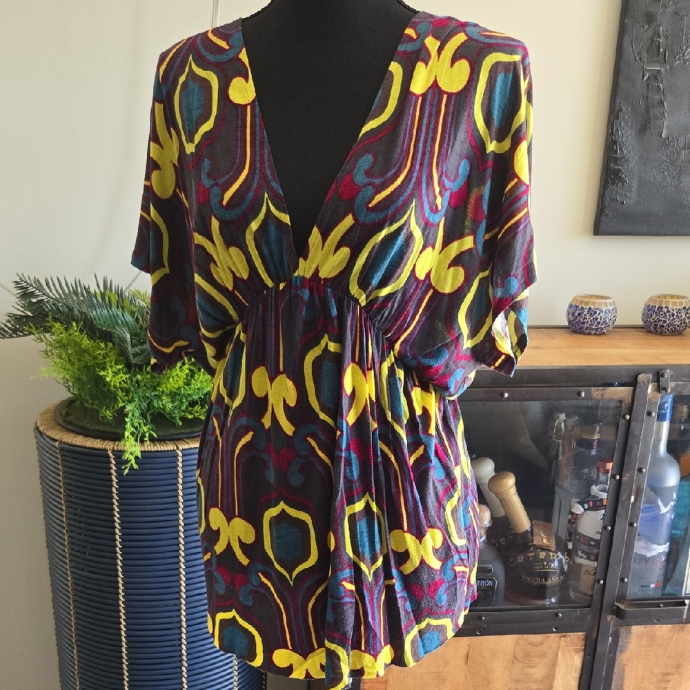 T-bags Colorful Patterned Women's Top